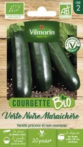 Courgette Verte Noire Maraîchère - BIO